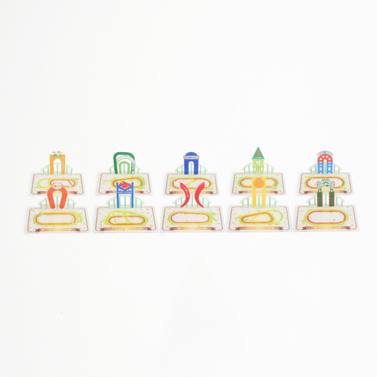 競馬場型アクリルスタンド台(中央競馬全10会場)