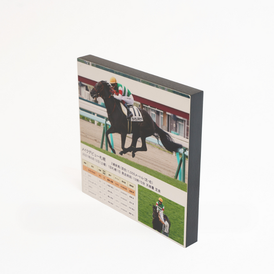 勝ち馬ゴール前 特製パネル スクエアミニ