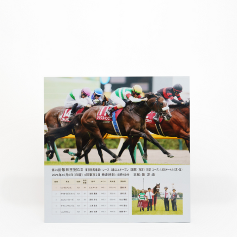 勝ち馬ゴール前 特製パネル スクエア画像