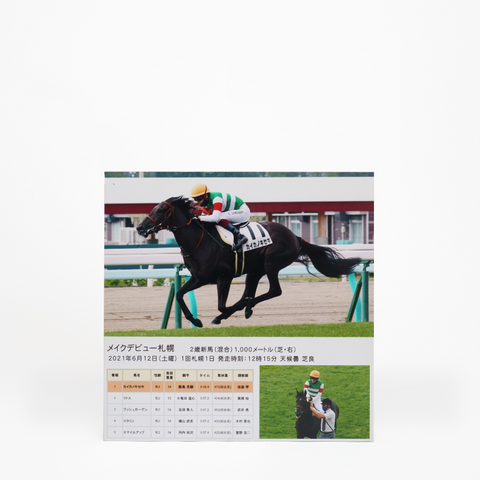 勝ち馬ゴール前 特製パネル スクエアミニ画像